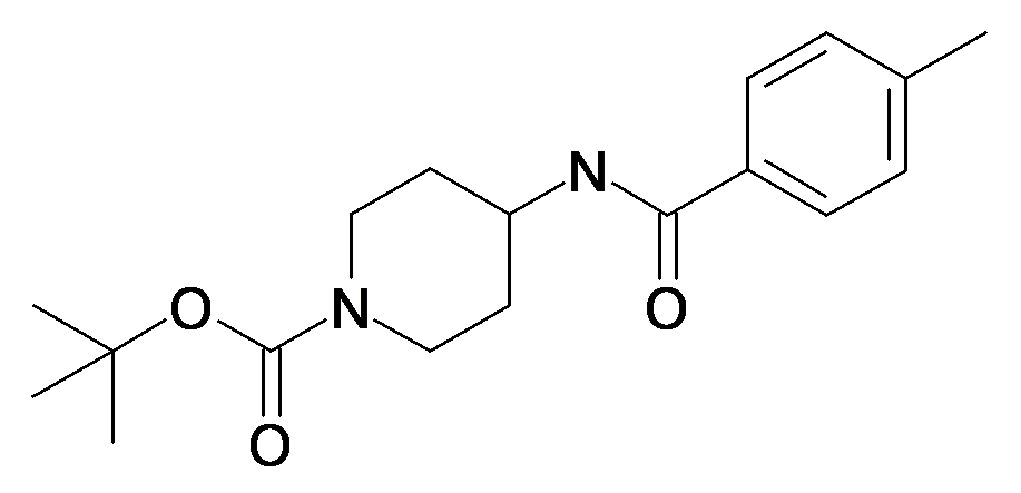 4-(4-Methyl-benzoylamino)-piperidine-1-carboxylic acid tert-butyl ester