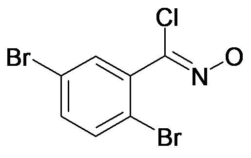 2,5-DIBROMO-N-HYDROXYBENZENE-1-CARBONIMIDOYL CHLORIDE