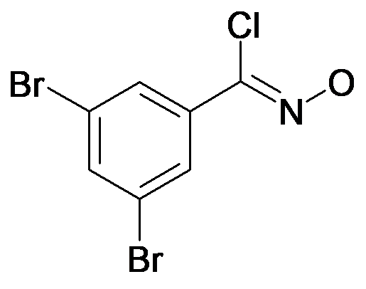 3,5-DIBROMO-N-HYDROXYBENZENE-1-CARBONIMIDOYL CHLORIDE