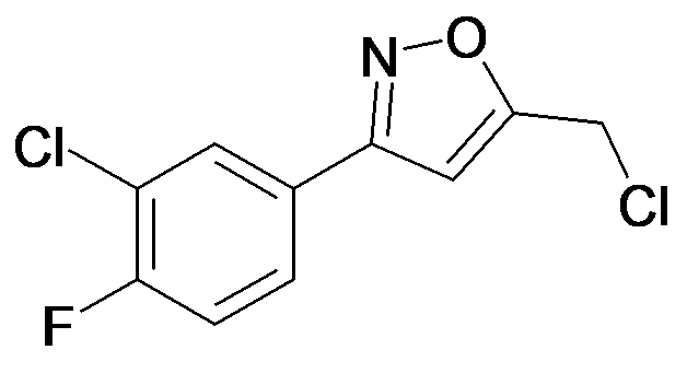 5-Bromomethyl-3-(3-chloro-4-fluoro-phenyl)-isoxazole