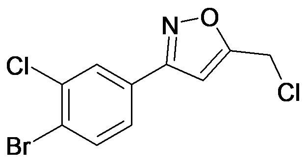 3-(4-Bromo-3-chloro-phenyl)-5-chloromethyl-isoxazole