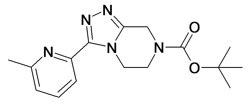 3-(6-Methyl-pyridin-2-yl)-5,6-dihydro-8H-[1,2,4]triazolo[4,3-a]pyrazine-7-carboxylic acid tert-butyl ester