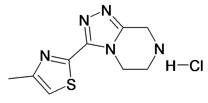3-(4-Methyl-thiazol-2-yl)-5,6,7,8-tetrahydro-[1,2,4]triazolo[4,3-a]pyrazine; hydrochloride
