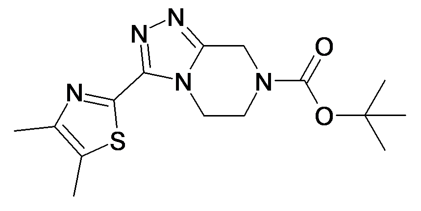 3-(4,5-Dimethyl-thiazol-2-yl)-5,6-dihydro-8H-[1,2,4]triazolo[4,3-a]pyrazine-7-carboxylic acid tert-butyl ester