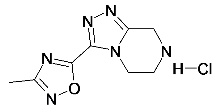 3-(3-Methyl-[1,2,4]oxadiazol-5-yl)-5,6,7,8-tetrahydro-[1,2,4]triazolo[4,3-a]pyrazine; hydrochloride | acints