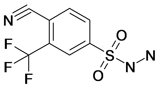 4-Cyano-3-trifluoromethyl-benzenesulfonyl hydrazide