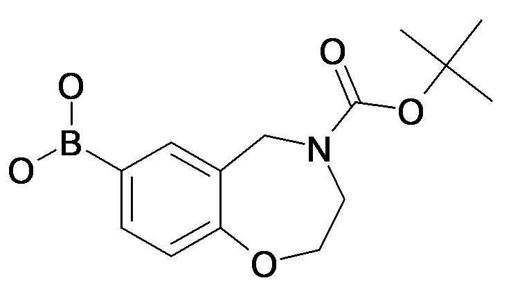 4-(tertbutoxycarbonyl)-2,3,4,5-tetrahydrobenzo[f][1,4]oxazepin-7-ylboronic acid