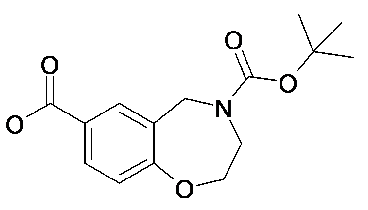 1142210-79-4 | MFCD12028381 | 2,3-Dihydro-5H-benzo[f][1,4]oxazepine-4,7-dicarboxylic acid 4-tert-butyl ester