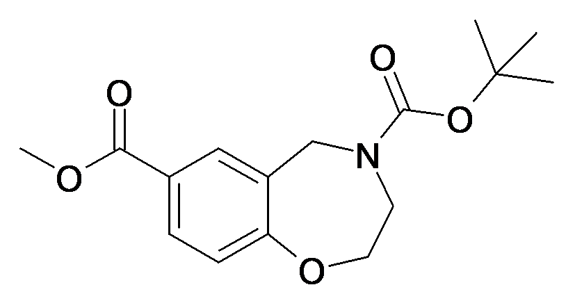 2,3-Dihydro-5H-benzo[f][1,4]oxazepine-4,7-dicarboxylic acid 4-tert-butyl ester 7-methyl ester