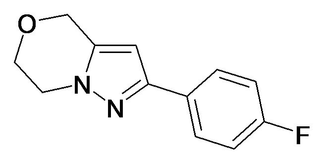 2-(4-Fluoro-phenyl)-6,7-dihydro-4H-pyrazolo[5,1-c][1,4]oxazine