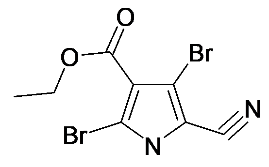 2,4-Dibromo-5-cyano-1H-pyrrole-3-carboxylic acid ethyl ester