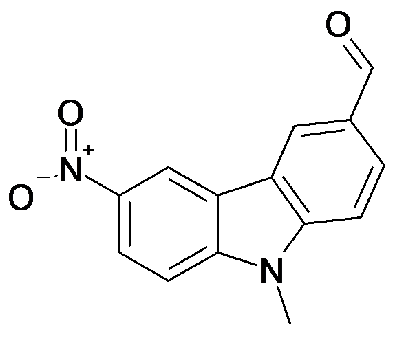 9-Methyl-6-nitro-9H-carbazole-3-carbaldehyde
