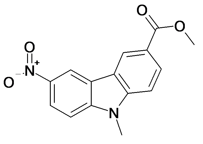 9-Methyl-6-nitro-9H-carbazole-3-carboxylic acid methyl ester