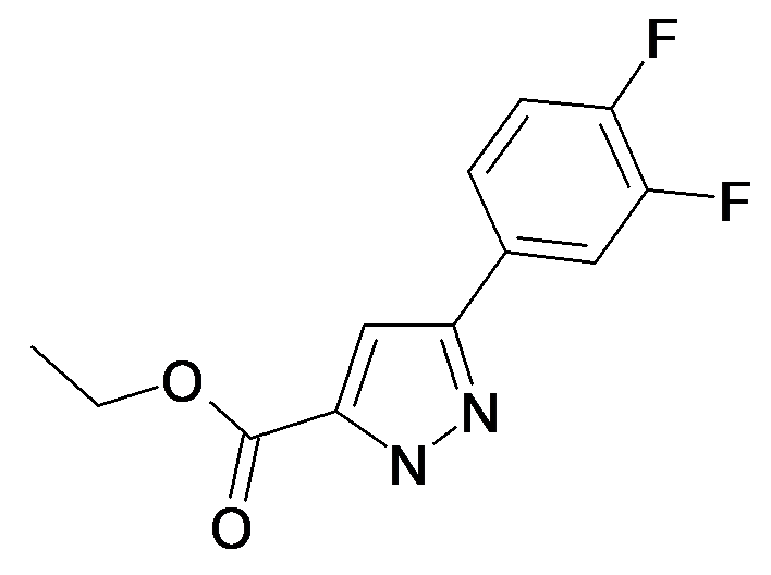 MFCD17193431 | 5-(3,4-Difluoro-phenyl)-2H-pyrazole-3-carboxylic acid ethyl ester