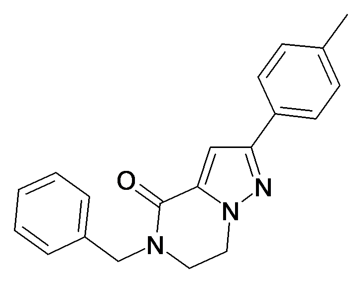5-Benzyl-2-p-tolyl-6,7-dihydro-5H-pyrazolo[1,5-a]pyrazin-4-one
