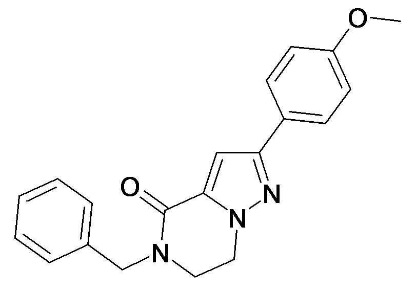 5-Benzylamino-2-(4-methoxy-phenyl)-6,7-dihydro-5H-pyrazolo[1,5-a]pyridin-4-one
