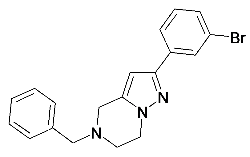 5-Benzyl-2-(3-bromo-phenyl)-4,5,6,7-tetrahydro-pyrazolo[1,5-a]pyrazine