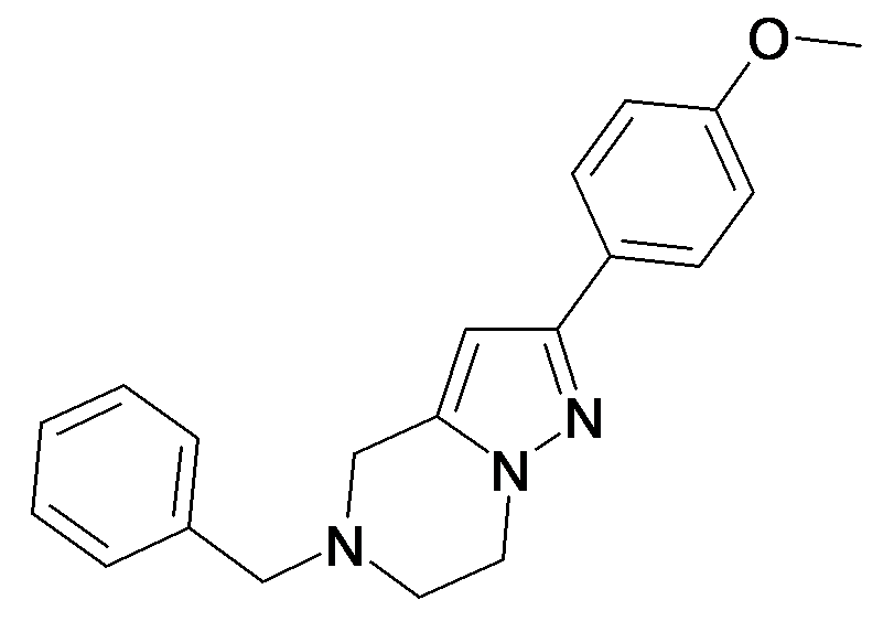 5-Benzyl-2-(4-methoxy-phenyl)-4,5,6,7-tetrahydro-pyrazolo[1,5-a]pyrazine