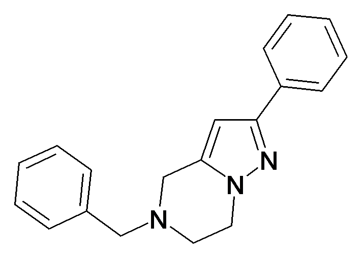 5-Benzyl-2-phenyl-4,5,6,7-tetrahydro-pyrazolo[1,5-a]pyrazine