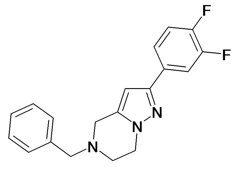 5-Benzyl-2-(3,4-difluoro-phenyl)-4,5,6,7-tetrahydro-pyrazolo[1,5-a]pyrazine