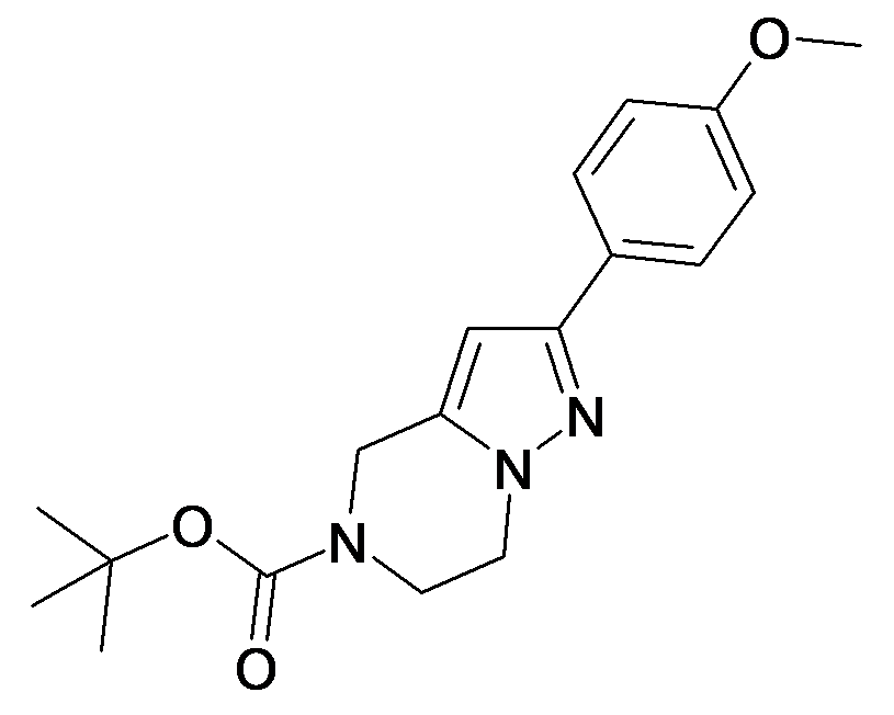 2-(4-Methoxy-phenyl)-6,7-dihydro-4H-pyrazolo[1,5-a]pyrazine-5-carboxylic acid tert-butyl ester