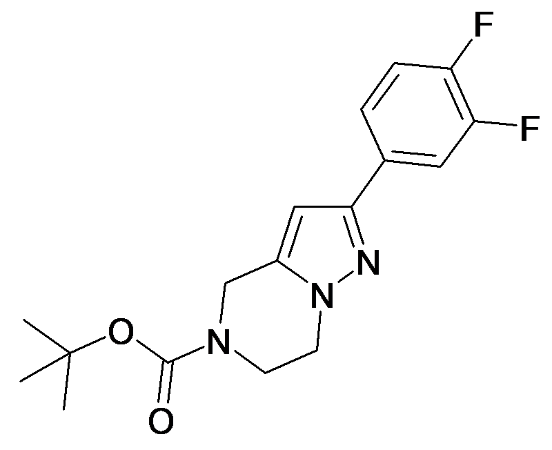 2-(3,4-Difluoro-phenyl)-6,7-dihydro-4H-pyrazolo[1,5-a]pyrazine-5-carboxylic acid tert-butyl ester