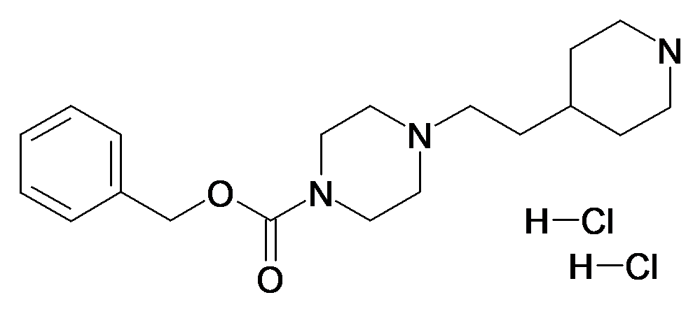 4-(2-Piperidin-4-yl-ethyl)-piperazine-1-carboxylic acid benzyl ester; dihydrochloride