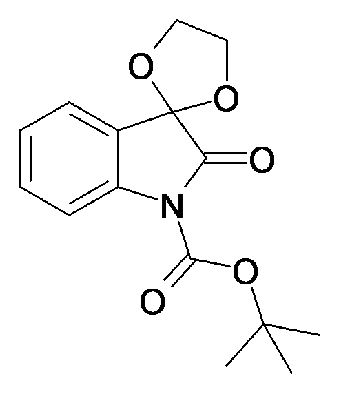 tert-butyl 2-oxospiro[indoline-3,2'-[1,3]dioxolane]-1-carboxylate