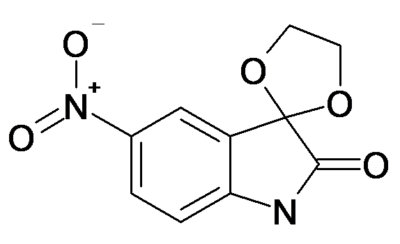 5'-nitrospiro[[1,3]dioxolane-2,3'-indolin]-2'-one