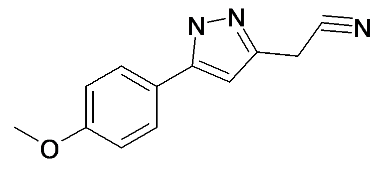 134161-75-4 | MFCD20535696 | [5-(4-Methoxy-phenyl)-1H-pyrazol-3-yl]-acetonitrile