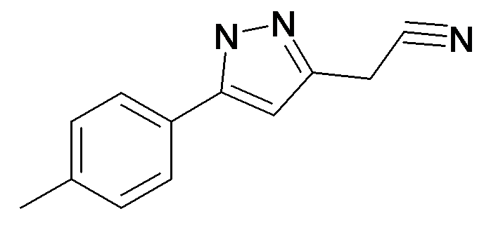 (5-p-Tolyl-1H-pyrazol-3-yl)-acetonitrile