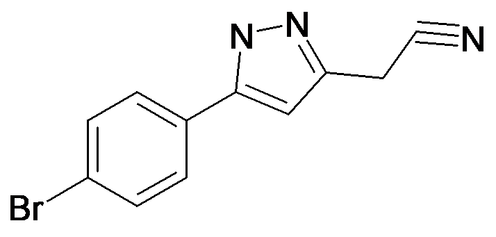 153391-40-3 | MFCD06590041 | [5-(4-Bromo-phenyl)-1H-pyrazol-3-yl]-acetonitrile
