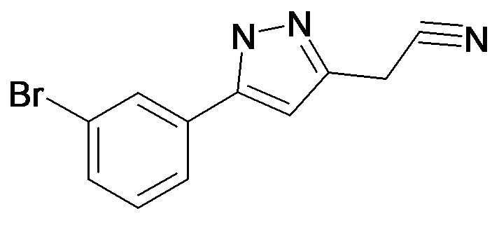 [5-(3-Bromo-phenyl)-1H-pyrazol-3-yl]-acetonitrile