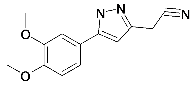 [5-(3,4-Dimethoxy-phenyl)-1H-pyrazol-3-yl]-acetonitrile