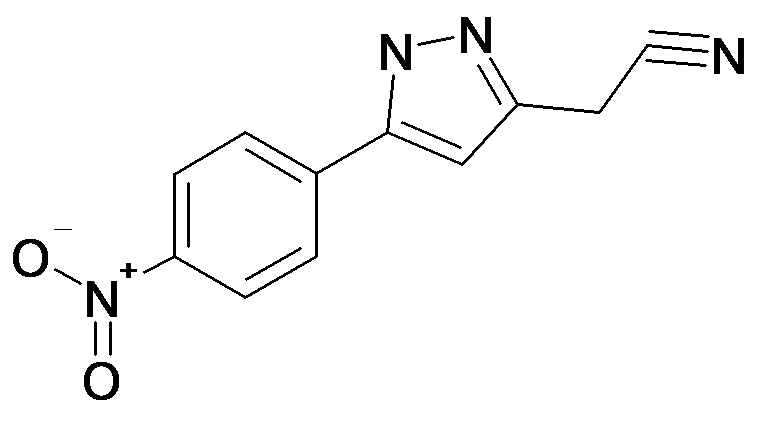 [5-(4-Nitro-phenyl)-1H-pyrazol-3-yl]-acetonitrile