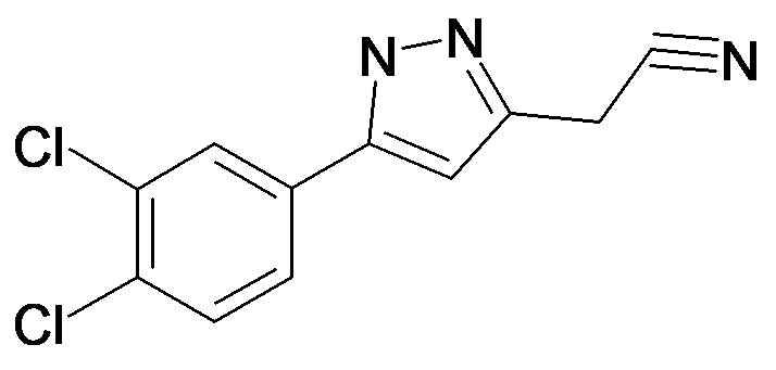 [5-(3,4-Dichloro-phenyl)-1H-pyrazol-3-yl]-acetonitrile