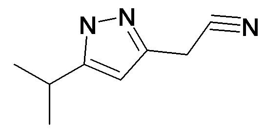 (5-Isopropyl-1H-pyrazol-3-yl)-acetonitrile