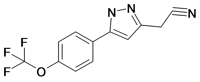 [5-(4-Trifluoromethoxy-phenyl)-1H-pyrazol-3-yl]-acetonitrile