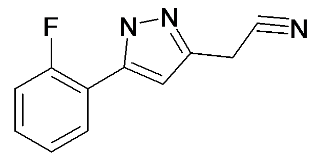 [5-(2-Fluoro-phenyl)-1H-pyrazol-3-yl]-acetonitrile