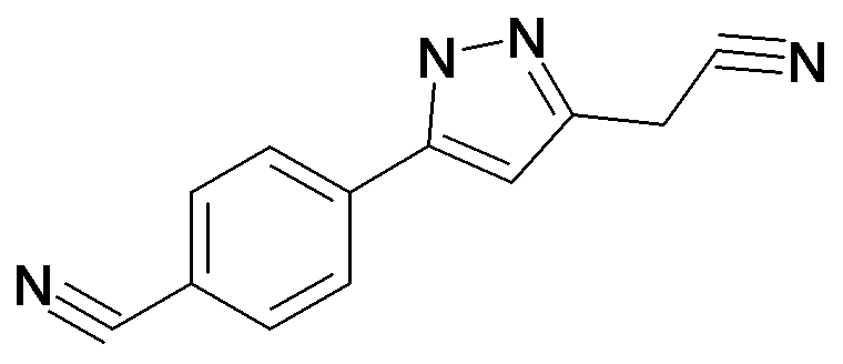 4-(5-Cyanomethyl-2H-pyrazol-3-yl)-benzonitrile