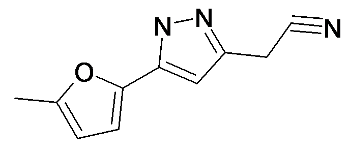 [5-(5-Methyl-furan-2-yl)-1H-pyrazol-3-yl]-acetonitrile