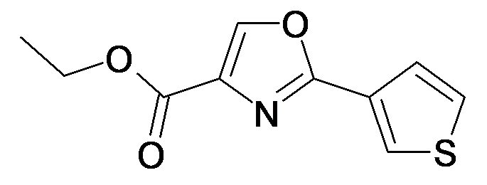 2-Thiophen-3-yl-oxazole-4-carboxylic acid ethyl ester