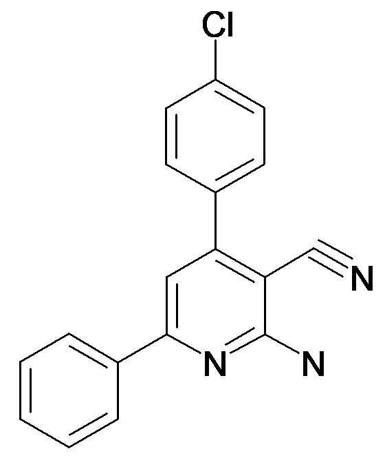 2-Amino-4-(4-chloro-phenyl)-6-phenyl-nicotinonitrile