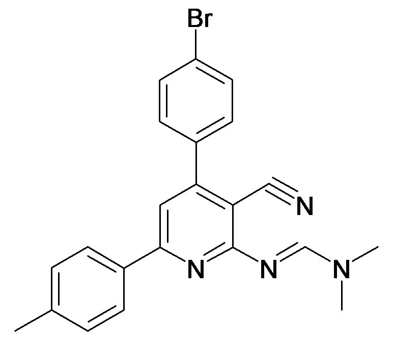 N'-[4-(4-Bromo-phenyl)-3-cyano-6-p-tolyl-pyridin-2-yl]-N,N-dimethyl-formamidine