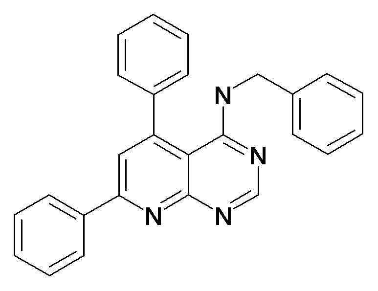 Benzyl-(5,7-diphenyl-pyrido[2,3-d]pyrimidin-4-yl)-amine