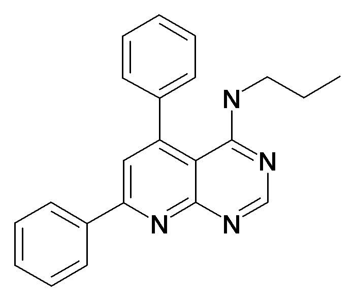 (5,7-Diphenyl-pyrido[2,3-d]pyrimidin-4-yl)-propyl-amine