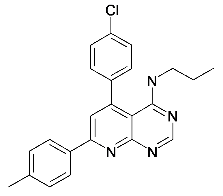 [5-(4-Chloro-phenyl)-7-p-tolyl-pyrido[2,3-d]pyrimidin-4-yl]-propyl-amine