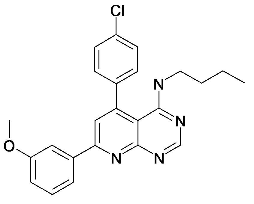 Butyl-[5-(4-chloro-phenyl)-7-(3-methoxy-phenyl)-pyrido[2,3-d]pyrimidin-4-yl]-amine