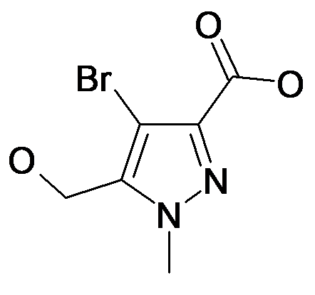 4-Bromo-5-hydroxymethyl-1-methyl-1H-pyrazole-3-carboxylic acid