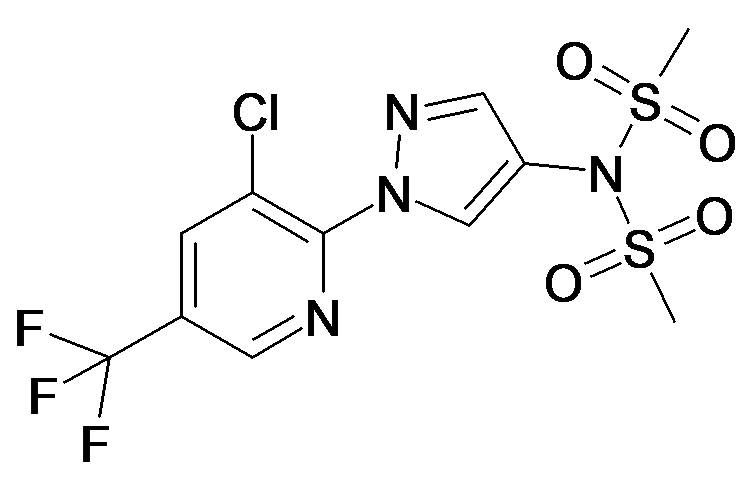 N-[1-(3-Chloro-5-trifluoromethyl-pyridin-2-yl)-1H-pyrazol-4-yl]-N-(methylsulphonyl)methanesulfonamide | acints